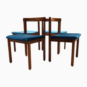 Sedie da pranzo Tectonia di Jussi Peippo per Asko Finland, anni '60, set di 4