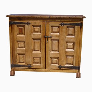 Tuscan Oak and Walnut 2-Door Sideboard