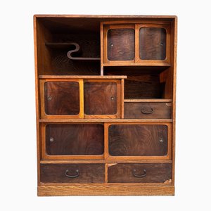 Meuble à Thé Cha Tansu Antique, Japon, 1920s