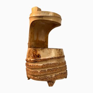 Antique Bamboo Ikebana Vase, Japan, 1920s