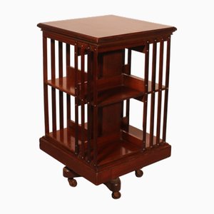 Revolving Bookcase with Iron Base