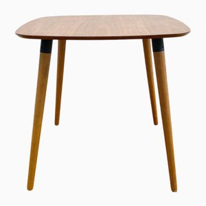 Skandinavischer Esstisch aus Teak Furnier