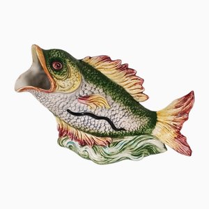 Horizontal Fish-Shaped Ceramic Jug, 1970s