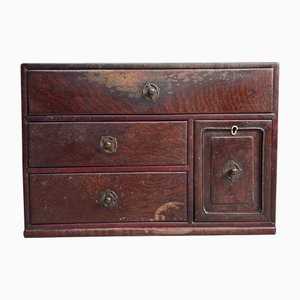Meiji Wooden Calligraphy Drawer Chest, Japan, 1890s
