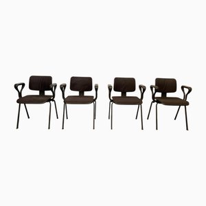 Synthesis Series Edys Chairs by Ettore Sottsass for Olivetti, 1970s, Set of 4