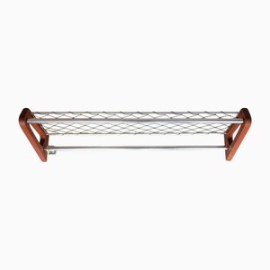 Teak and Steel Rack attributed to Børge Mogensen for Søborg, 1960s