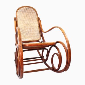 Sedia a dondolo nr. 14 di Michael Thonet per Thonet, inizio XX secolo
