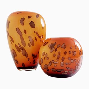 Mundgeblasene Vasen von Murano für Maestri Di Murano, 1960er, 2er Set