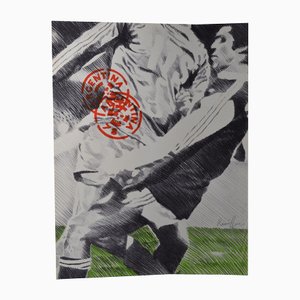 Bernard Rancillac, Argentina Color, años 80, Papel