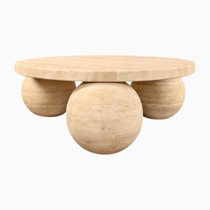 Travertine Coffee Table by Stonemarble, Set of 4