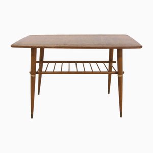 Mesa de centro escandinava de teca, Suecia, años 50