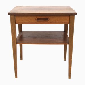 Scandinavian Teak Bedside Table, Sweden, 1960s