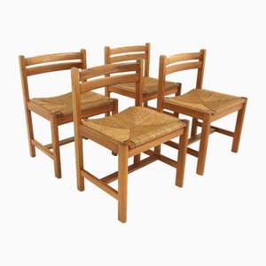 Scandinavian Asserbro Chairs by ørge Mogensen for Karl Andersson & Söner, Sweden, 1960s, Set of 4