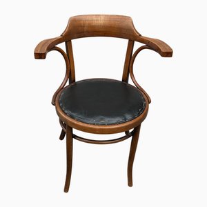 Chair in Leather and Wood from Thonet