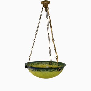 Vintage French Art Deco Pendant Lamp, 1930