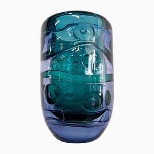 Vintage Art Glasvase von Bengt Edenfalk