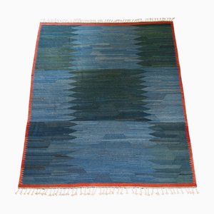 Alfombra Zagros Nomad Kilim vintage tejida a mano, años 80