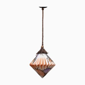 Antike Art Deco Hängelampe, 1910er