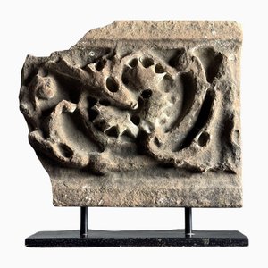 Hand-Carved Stone Ornament, 19th Century