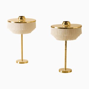 Lámparas de mesa modelo B-138 de latón de Hans-Agne Jakobsson, años 60. Juego de 2