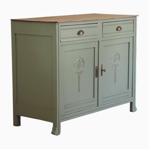 Wilhelminian Style Country House Mint Green Sideboard
