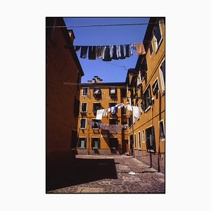 Paul Cooklin, Laundry in Venetian Courtyard, C Type Photograph, Limited Edition of 10