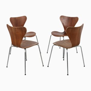 Stühle von Arne Jacobsen, 4 . Set