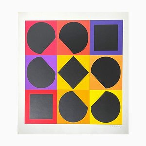 Victor Vasarely, Topaze, 1966, Silkscreen
