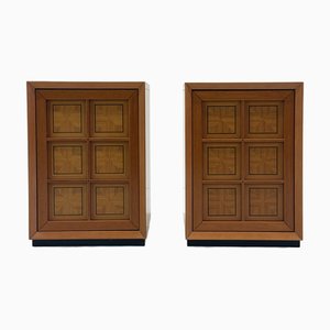 Brutalistische Italienische Schränke von Caccia Alla Volpe für Linea Arredo, 2er Set