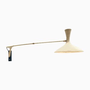 Lampada da parete di Louis Kalff per Cosack Leuchten, anni '50