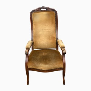 Sillón antiguo de nogal