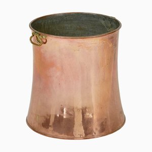 19th Century Copper and Brass Shaped Bucket, 1890s