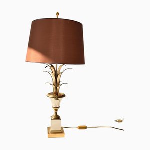 Vintage Pineapple Palm Lamp from Maison Charles, 1960s