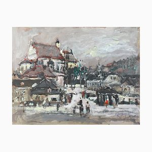 Magdalena Spasowicz, Kazimierz Dolny, 1999, Oil on Cardboard