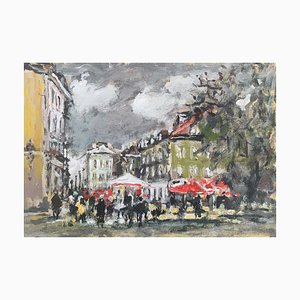 Magdalena Spasowicz, Warsaw, 1994, Oil on Cardboard