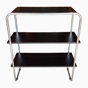 Vintage Bauhaus Tubular Steel Shelf by Marcel Breuer