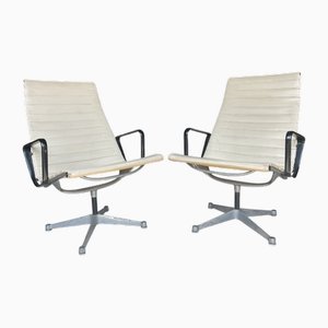 Vintage Lounge Chairs by Charles and Ray Eames, 1950s, Set of 2