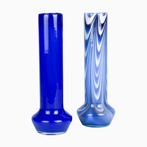 Italian Murano Glass Vases attributed to Carlo Moretti for Murano, 1970s, Set of 2