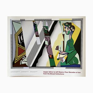 Roy Lichtenstein, Reflections on Interior with Girl Drawing, 1990, Papier