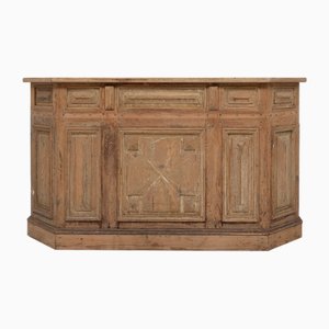 Vintage Wooden Counter, 1920