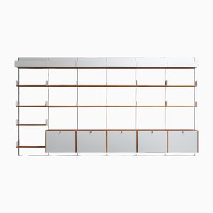 Mid-Century Modern Walnut Wall Unit by Fred Ruf for Knoll International, 1960s