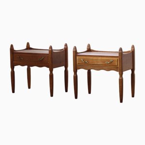 Nightstands in Oak by Henning Kjærnulf, 1960s, Set of 2