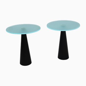 Mesas de centro italianas atribuidas a Ettore Sottsass, años 80. Juego de 2