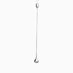 Minimal Trombetta Pendant in Chromed Metal by Angelo Brotto for Esperia, 1970s