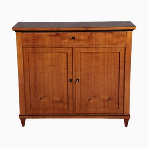 Small Biedermeier Half Cabinet in Cherrywood, 1820s