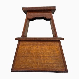 Japanese Shōwa Era Fumidai Step Stool in Wood, 1950s
