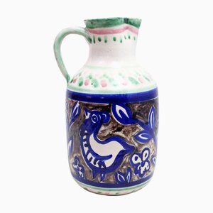 Scandinavian Ceramic Pitcher, 1970s