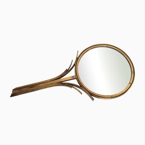 Double-Sided Hand Mirror by Ivar Ålenius Björk for Ystad-Metall, Sweden, 1940s