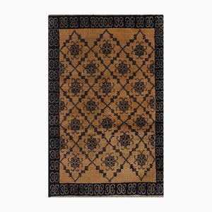 Turkish Mid-Century Modern Tulu Rug with Tribal Pattern