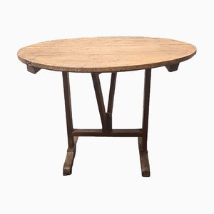 Antique French Wine Tasting Table, Late 1800s